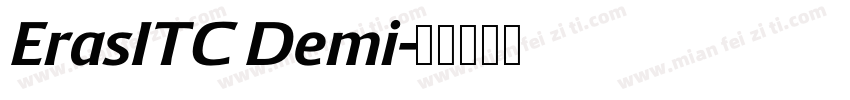 ErasITC Demi字体转换